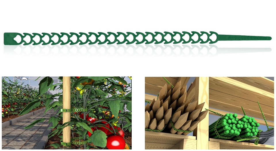 Кабельная стяжка Kable-Fix R - зеленая Кабельная стяжка Kable-Fix R - зеленая