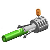 Фиксатор KIT WB9N (M12), пластик/полипропилен