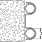 Скоба BSMD 22 (22 мм), оцинкованная сталь