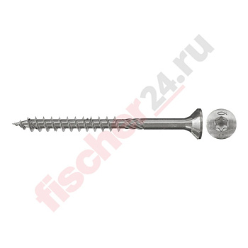 Саморез по дереву FPF-ST 8,0x160 A2P 50 (8x160 мм), нержавеющая сталь A2/AISI 304