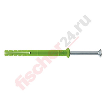 Дюбель-гвоздь N 8x100/60 S GREEN (8x100/60 мм), оцинкованная сталь