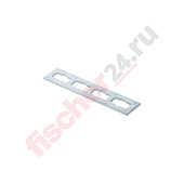 Пластина соединительная PFFF 4I (196x40x4 мм), оцинкованная сталь